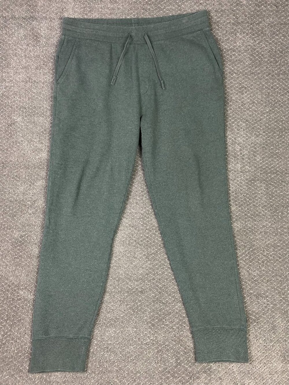 Greyson Joggers Sweatpants Mens XL Gray Pima Cotton Brushback Fleece Gym Pants